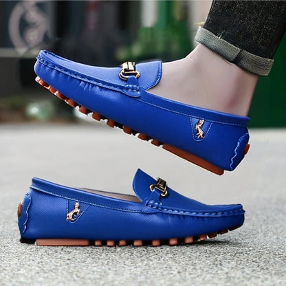 Shoes Men Handmade PU Leather Loafer Casual Driving Flats Slip-on Shoes Luxury Comfy Moccasins White Loafers Shoes for Men
