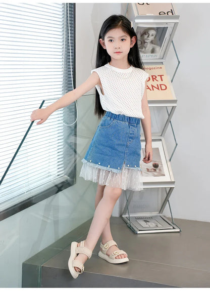 Kids Causal Sandals 2024 Thick Bottom Summer Toddler Girls Sandals Fashion Open-toe Children's School Black Sandals Versatile