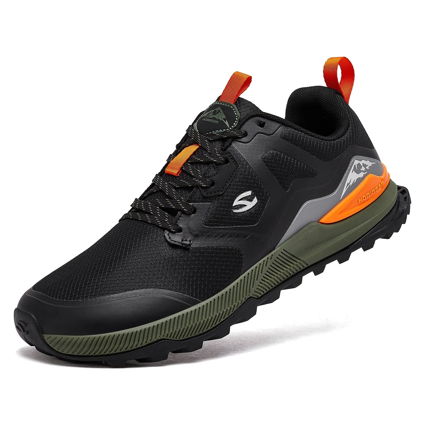 Unisex Hiking Shoes Women Men Trail Running Outdoor Sneakers Artificial Leather Non Slip Lace-Up Walking Shoes