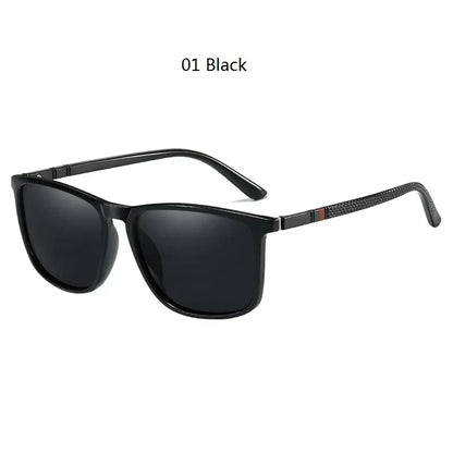 Luxury Square Vintage Polarized Sunglasses For Men Women Fashion Travel Driving  Sun Glasses Male TR90 Eyewear UV400