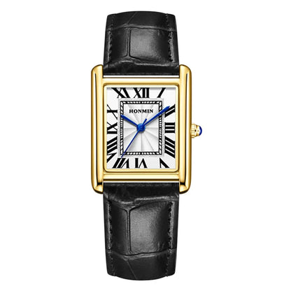 New Elegant Watches for Women and Men Fashion Leather Strap Waterproof Quartz Wristwatches Couple's Watches Gifts Drop Shipping