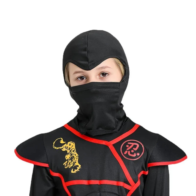 Disfraz de Ninja para Halloween, Disfraz de Samurai Japonés, Mono de Ninja con Accesorios de Espuma