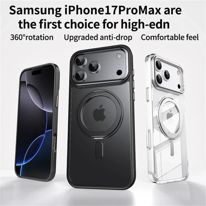 Magnetic Case for iPhone 17 Pro Max Case for iPhone 17 Air  17pro Macsafe Case Shockproof and Dropproof Hard Acrylic Case