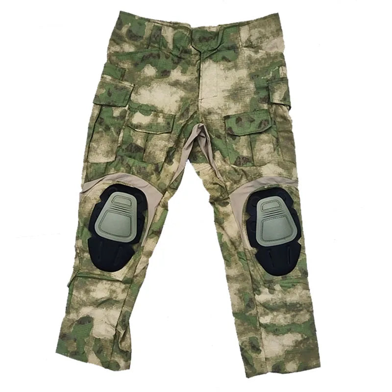GEN3 Tactical Pants G3 Men Combat Trousers CP Camo Cargo Pant +Knee Pads Training Hunting Pants Work Clothing  Wear-resisting