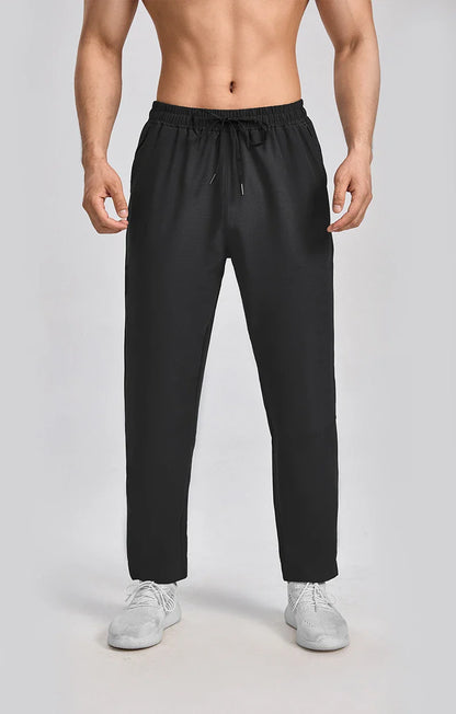 Autumn and winter new sports pants men, breathable casual fitness pants, outdoor running basketball fast dry pants