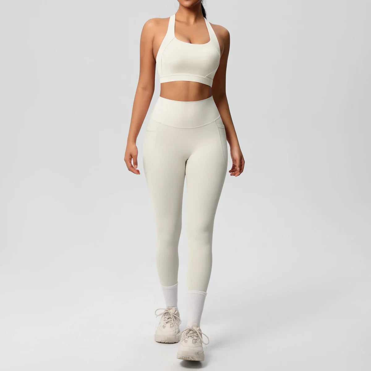 Yoga Suit Sports Set Womens Sportswear Sports women's yoga bra  Tummy Control Slimming Booty Leggings Women's tracksuit