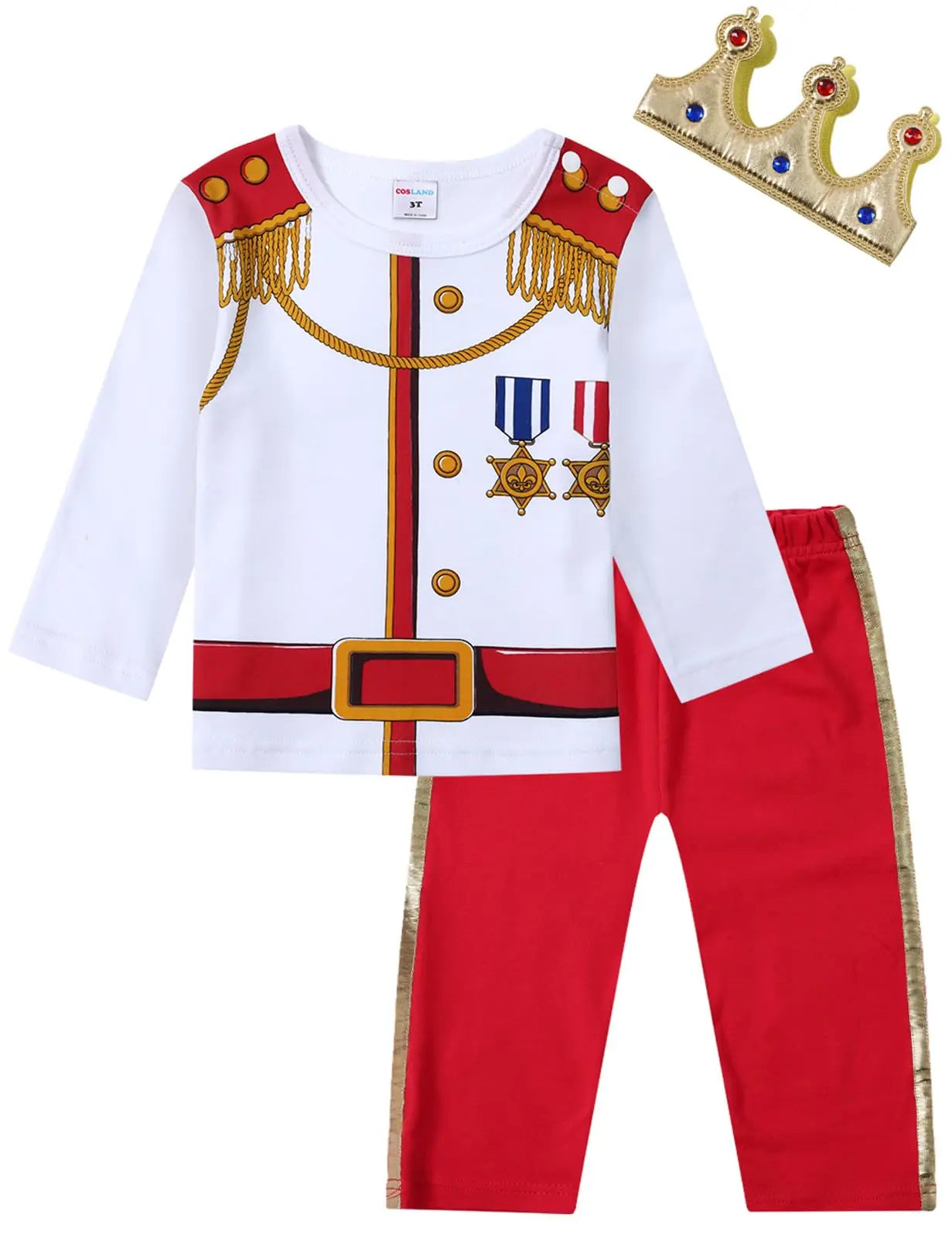 Boys Pilot Costumes Baby Firefighter Clothing Infant Police Cosplay Party Outfits Set Long Pants with Hat Halloween Costume