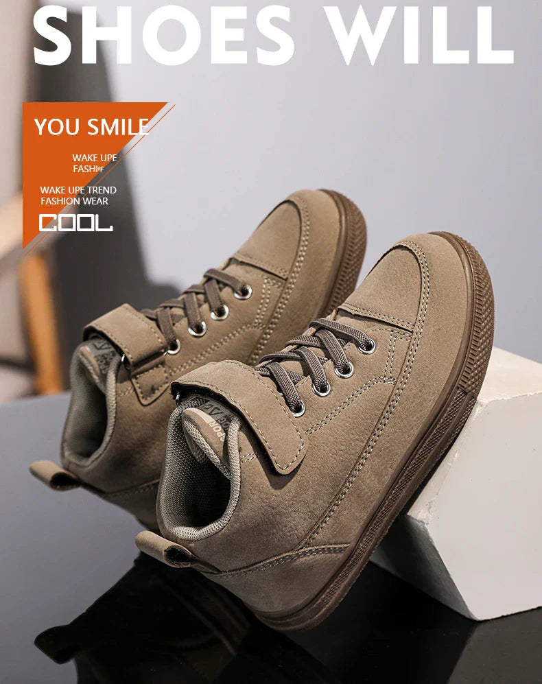 2025 Fashion Kids Sneakers Boys Girls Casual Board Shoes High Top Running Sports Shoes Children‘s Boots Non-slip Basketball New
