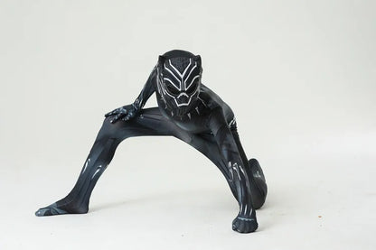 Anime Superhero Black Panther Men Adult Jumpsuits Panther Cosplay Halloween Costume Bodysuits Dress Up New