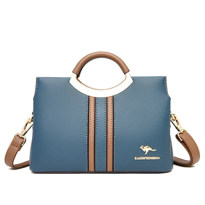 Luxury Designer Crossbody Bag for Women 2024 Brand 3 Layers Handbag Purse Female Genuine High Quality Leather Shoulder Totes Sac