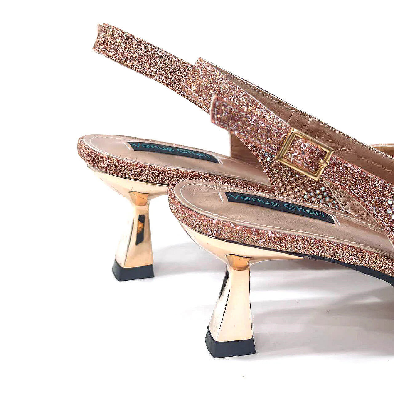 Italian Design Rhinestone Luxury Wine Colour Pointed Toe Shoe & Bag Set Women's High Heels for Parties