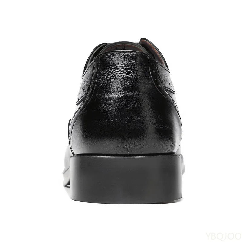 Large size fashionable men's office formal shoes low cut daily comfortable pointed multifunctional men's wedding men's shoes
