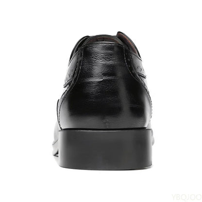 Large size fashionable men's office formal shoes low cut daily comfortable pointed multifunctional men's wedding men's shoes