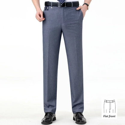 Men's High-End Summer Wool Blend Trousers, Traf Suit Pants,Business Formal , Man Pants,Wool Dress Pants for Men