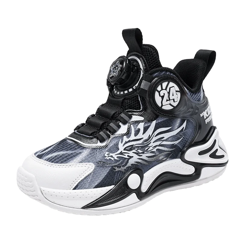 Luxury Boy Sneaker 2025 New Fashion Outdoor Kids Basketball Shoes Soft Sole School Children Sports Shoes for Boy 4 To 12 Years