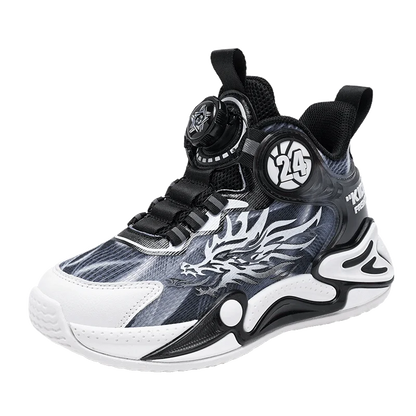 Luxury Boy Sneaker 2025 New Fashion Outdoor Kids Basketball Shoes Soft Sole School Children Sports Shoes for Boy 4 To 12 Years