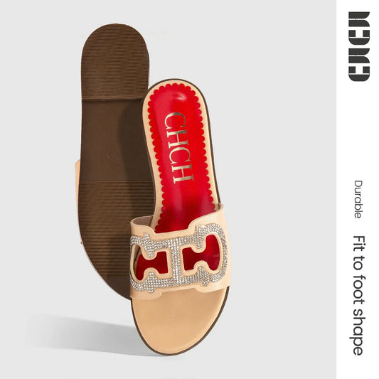 Woman's Beach Shoes 2025 Summer New Indoor Fashion Sandals Bathroom Flat Shoes Home Slippers
