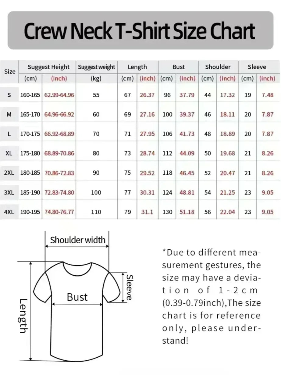 Graphic T Shirts Red Summer Oversized Y2k Men's Clothing Cotton Loose Women Short Sleeved Tee Tops