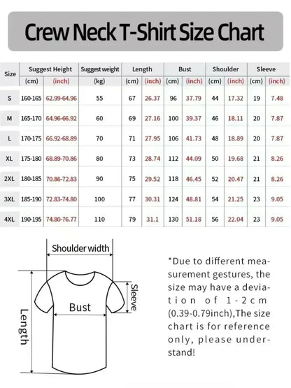 Graphic T Shirts Red Summer Oversized Y2k Men's Clothing Cotton Loose Women Short Sleeved Tee Tops