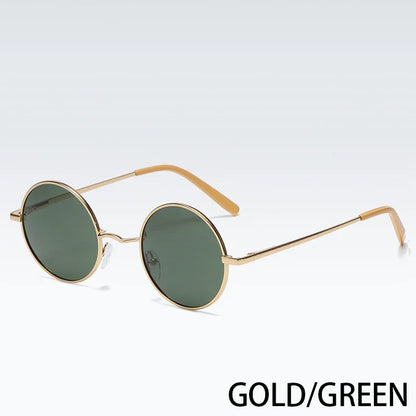 Retro Polarized Round Metal Frame Sunglasses Eyewear For Men and Women Driving Fishing Brand Designer Sun Glasses UV400