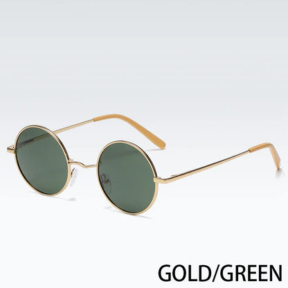 Retro Polarized Round Metal Frame Sunglasses Eyewear For Men and Women Driving Fishing Brand Designer Sun Glasses UV400
