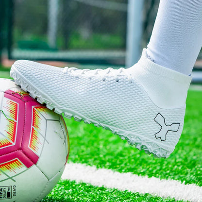 Quality Soccer Cleats for Men Soccer Shoes Society Boys Football Boots Children Football Shoes Sneakers Unisex Soccer Boots