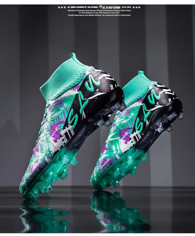 Professional Football Boots Men Soccer Shoes Society Football Cleats FG Lightweight Training Soccer Sneakers Outdoor Sports Shoe