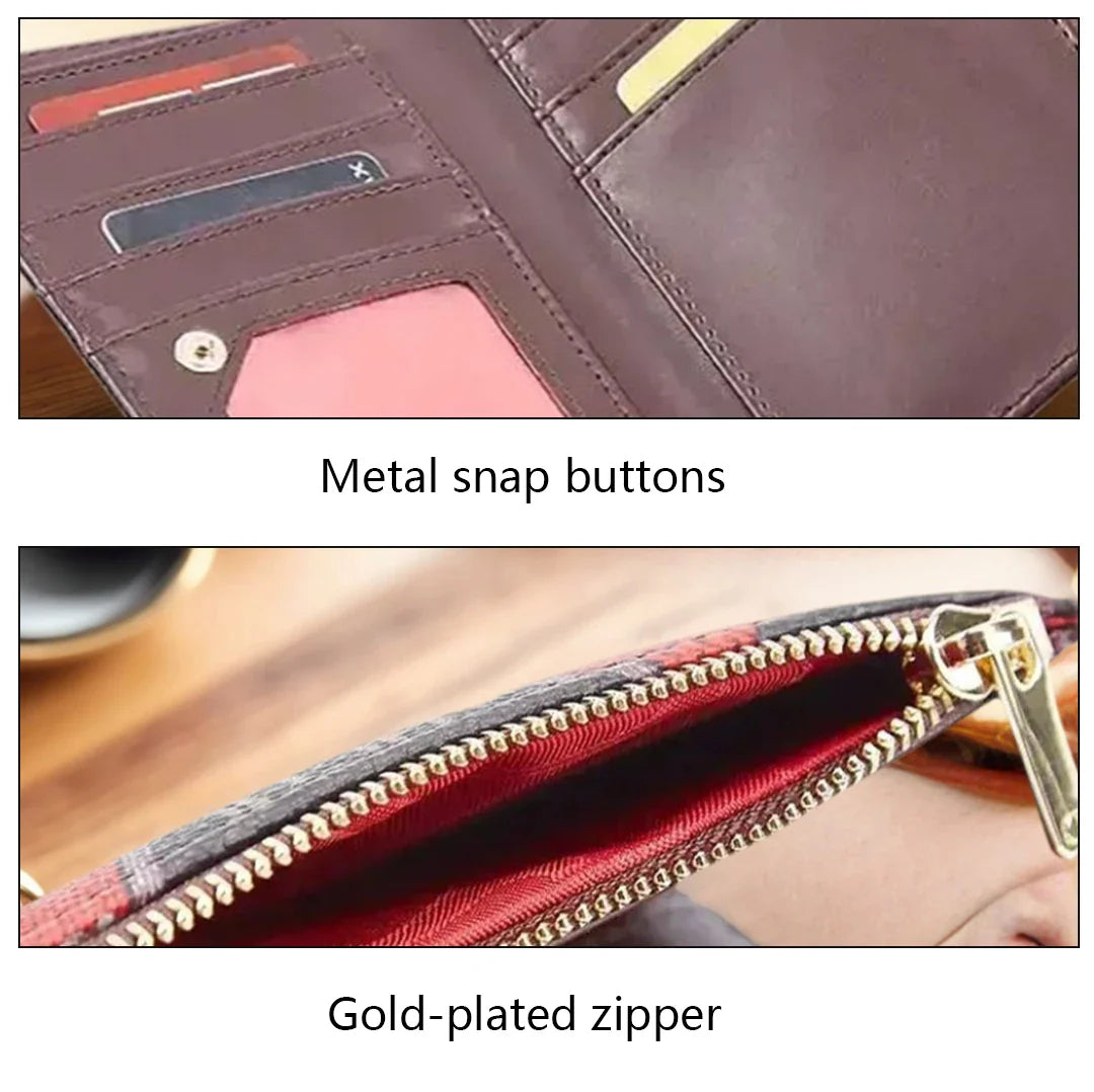 Exquisite Compact Portable High-quality Wallet High-end Feel Light Luxury Women's Cartoon Pattern Printed Wallet