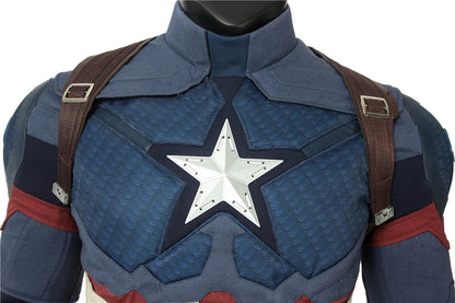 Civil War 4 Captain Cosplay Cosplay Superhero Chris Evans Adult Men Uniform Outfit Suit Halloween Vest Full Set