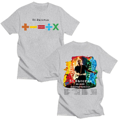 European Tour 2025 T-shirts Men's and Women's Cotton Clothing O Collar Short Sleeve Loose Fashion Tshirt Fan Gif Tees