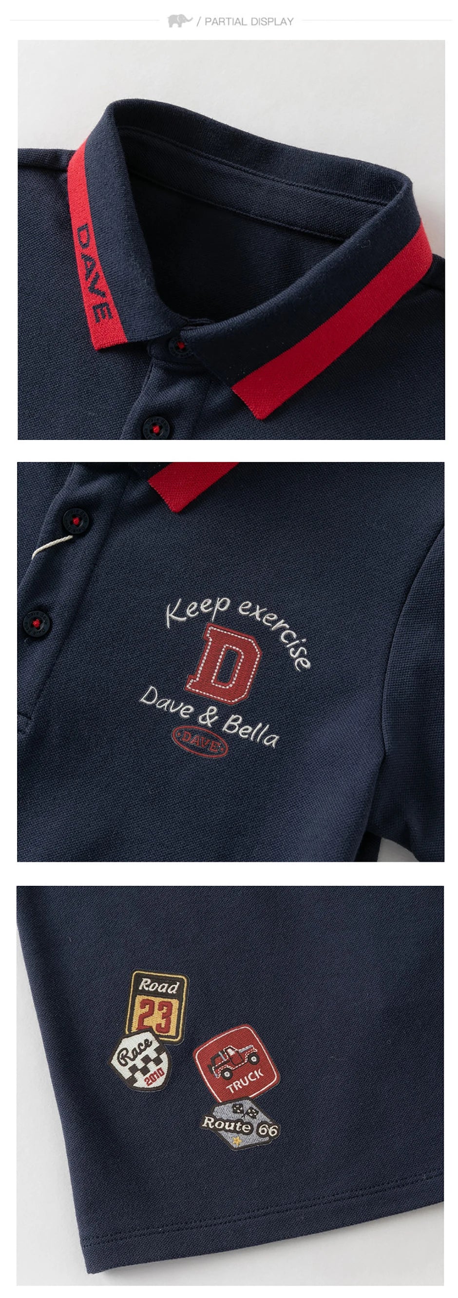 Boys Polo T-shirts Kids Summer Printed Tees Children Short Sleeve Cotton Tops Casual Outdoor Clothes DB2261587