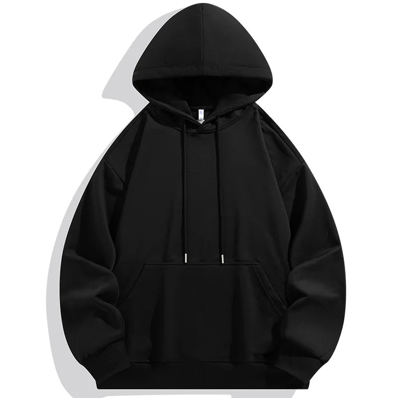 Plus Size Men Hoodie Sweatshirt Pullover 6XL 7XL 90-180kg 100% Cotton Autumn Winter Long Sleeve Sport Tops Big Size Men Clothing