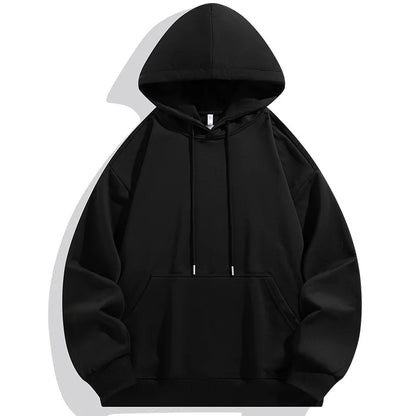 Plus Size Men Hoodie Sweatshirt Pullover 6XL 7XL 90-180kg 100% Cotton Autumn Winter Long Sleeve Sport Tops Big Size Men Clothing