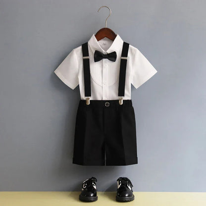 Boys Suit Wedding Toddler School Graduation Outfit Kids Birthday Party Gift Set Children Easter Church Photography Daily Clothes