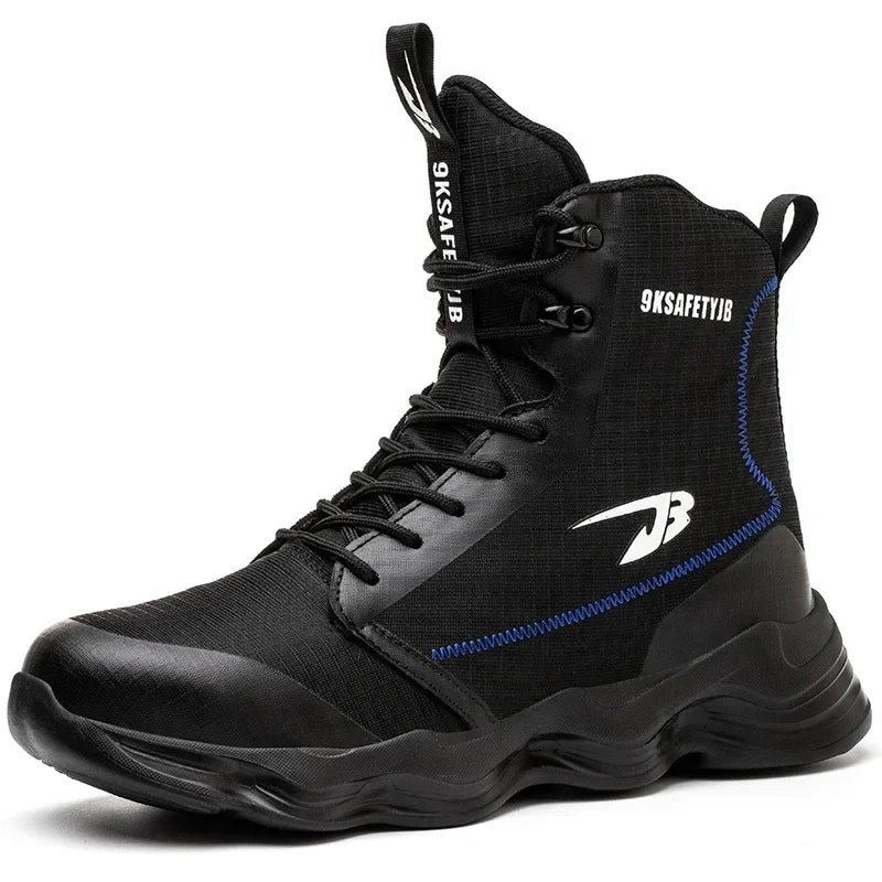 Safety Shoes Men Boots High Top Work Sneakers Steel Toe Cap Anti-smash Puncture-Proof work Boots Indestructible Shoes