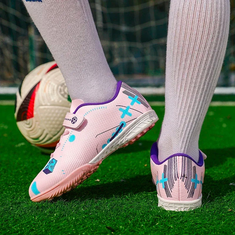 Soccer Shoes for Children Professional Original Kids Football Boots Society Kid Sneakers Indoor Football Trainers Youth Sports