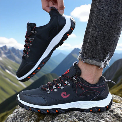 Men's Outdoor Hiking Shoes Lightweight Comfortable Breathable Shoe Waterproof Camping Running Shoes Male Tennis Walking Sneakers
