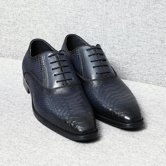 2026 Classic Luxury Designer Newest Men Dress Shoes Handmade Genuine Leather Lace-up Fashion Business Oxford Formal Suits Shoe