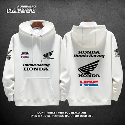 Racing Team Gold Wing Men's and Women's Autumn and Winter Hoodies Fashion Sports Pullovers