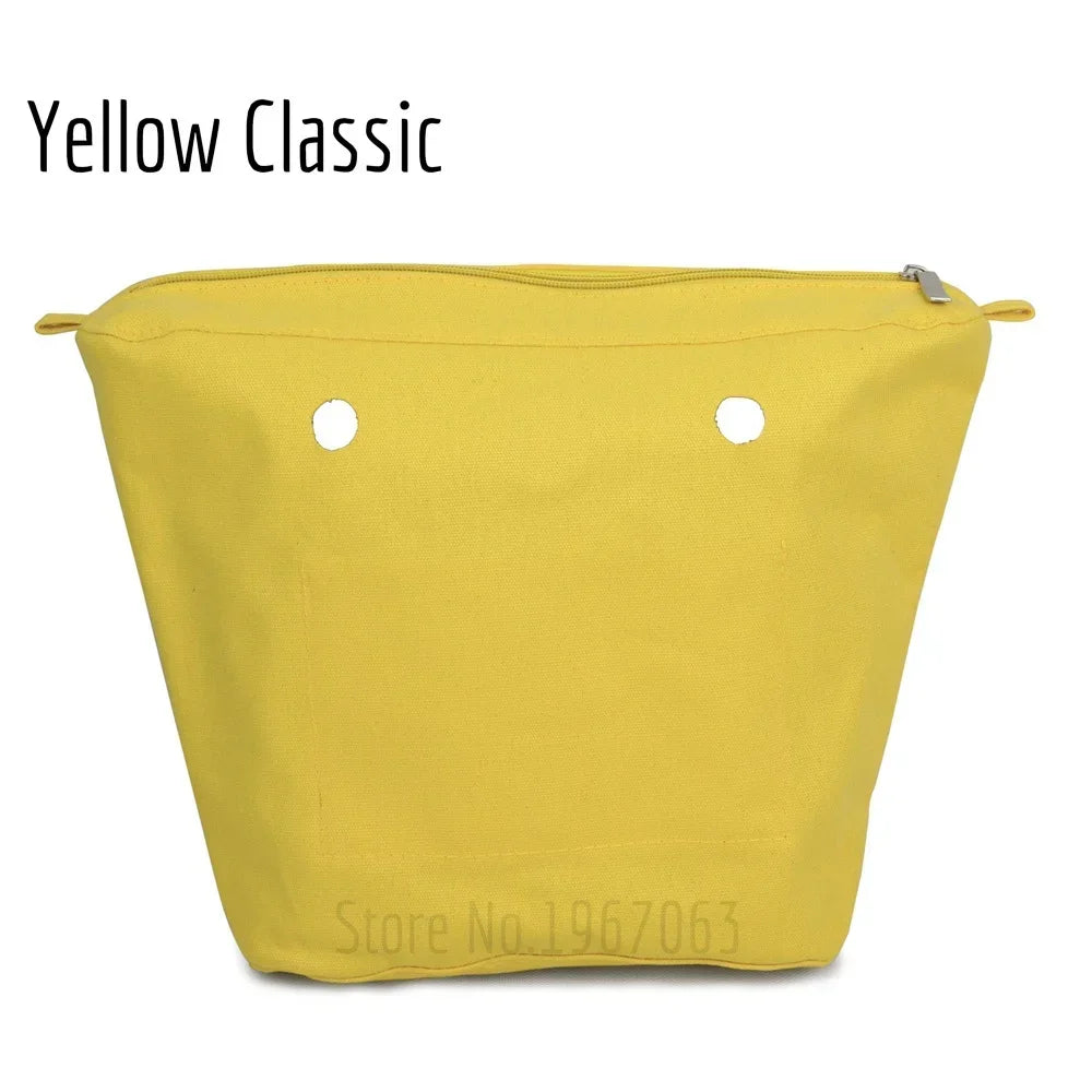 New Waterproof Inner Bag Organizer Insert Zipper Pocket for Classic Mini Obag Canvas Material for O Bag