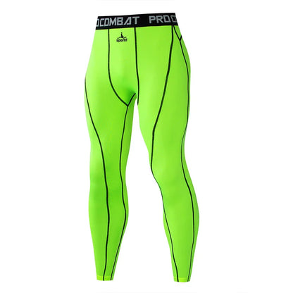 Men Bodybuilding longs Pants Fitness Compression Leggings Train Workout Outfit Male Muscle Alive Elastic Skinny Tights