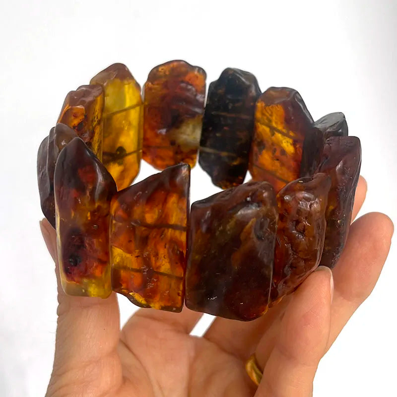 New Amber Bracelet&Bangle for Unisex Gogerous Gift 100% Natural Genuine Bead Factory Baltic Stone Europe Unique Jewelry Supplier