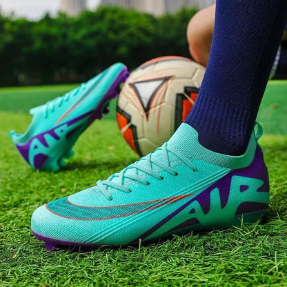 Football Boots Men Training Sport Non-Slip Grass Unisex Outdoor Ultralight Soccer Shoes Sports Shoes Breathable Drop Shipping