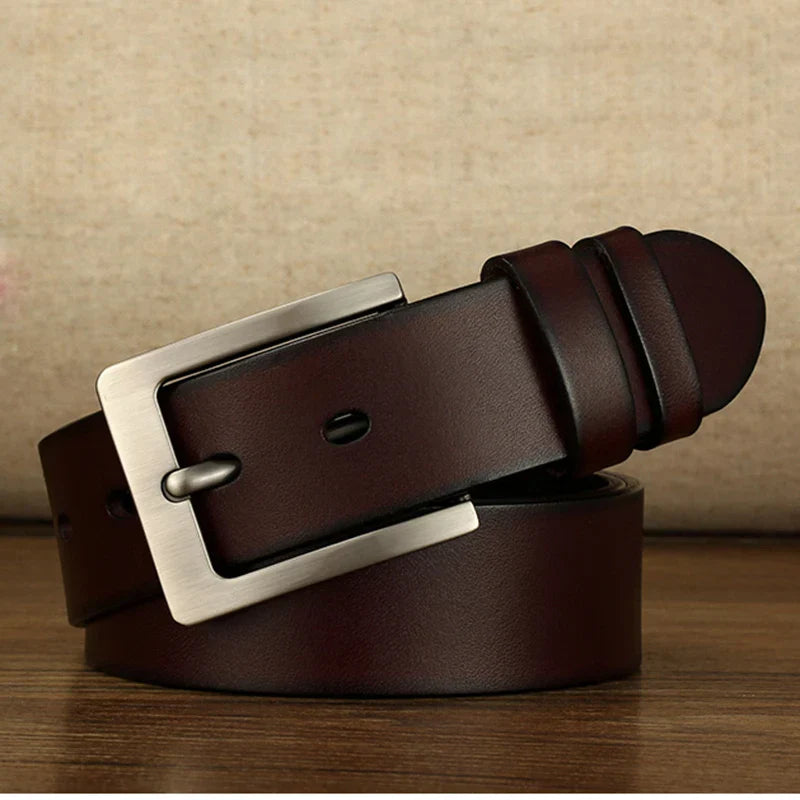 140 150 160 170cm Men Belt  Pin Buckle Big Plus Large Size Male Leather Belts Cinturones Para Hombre