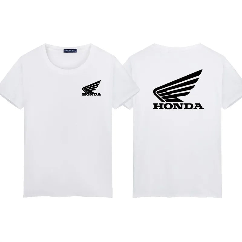 2026 Racing HRC Summer New Men's Fashion 100% Cotton T-Shirt Street Casual Top