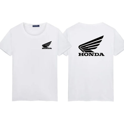 2026 Racing HRC Summer New Men's Fashion 100% Cotton T-Shirt Street Casual Top