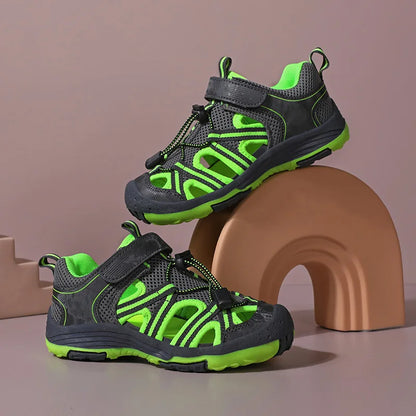 Summer Boys Sandals Outdoor Beach Children Shoes Sneaker Fashion Breathable Non-slip Kids Casual Sports Sandals Shoes for Boy