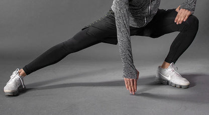 Men's Tracksuit Gym Fitness Running 5 Pcs/Set Quick Dry Sweat-absorb Compression Sport Suit Clothes Jogging Sport Wear