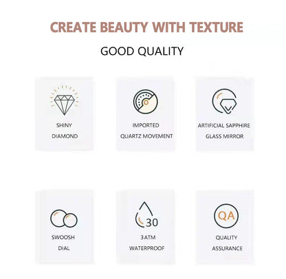 Luxury Woman Watch Waterproof Stainless Steel Luminous Date Ladies Watch Fashion Simple Casual Women’s Quartz Watches