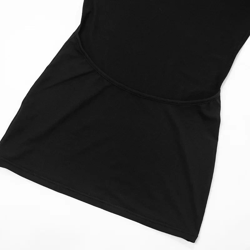 Backless Black Dress For Women Summer Clothing Y2k One Piece Sexi Night Dress Hot Club Outfits Spaghetti Strap Vestido Feminino